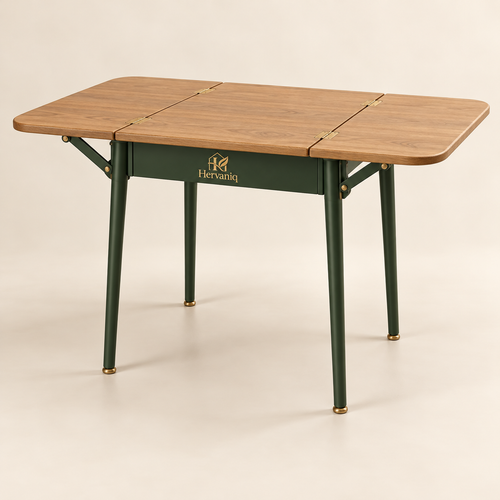 Hervaniq Compact Dining Drop-Leaf Table
